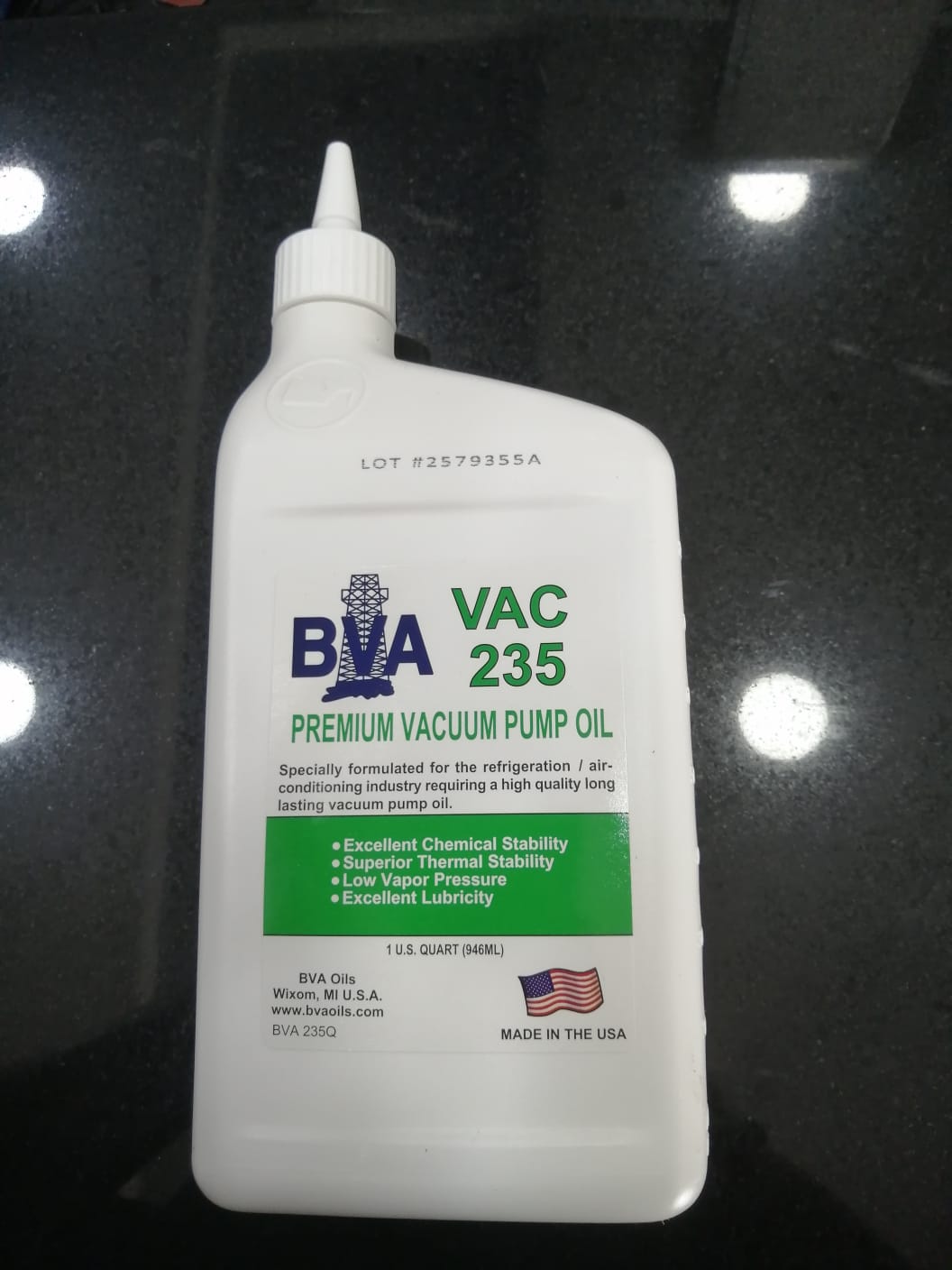 ACEITE PARA BOMBA DE VACIO VAC 235 DE 1/4