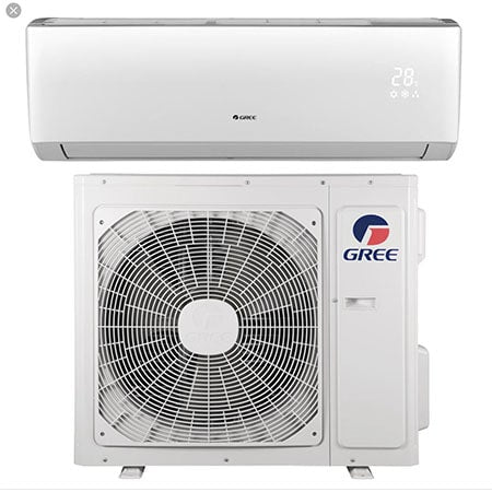 AIRE ACONDICIONADO MARCA  GREE SPIT DE 12 K BTU SEER 22 COMPLETO 220V R32 SIN INSTALACION