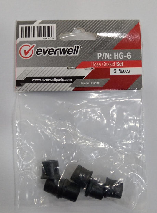 JUEGO DE JUNTA P/MANGUERA 6 PIEZAS